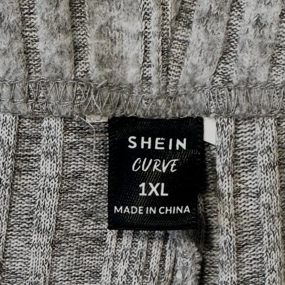 SHEIN Gray Ribbed Knit Set - Picture 7 of 9
